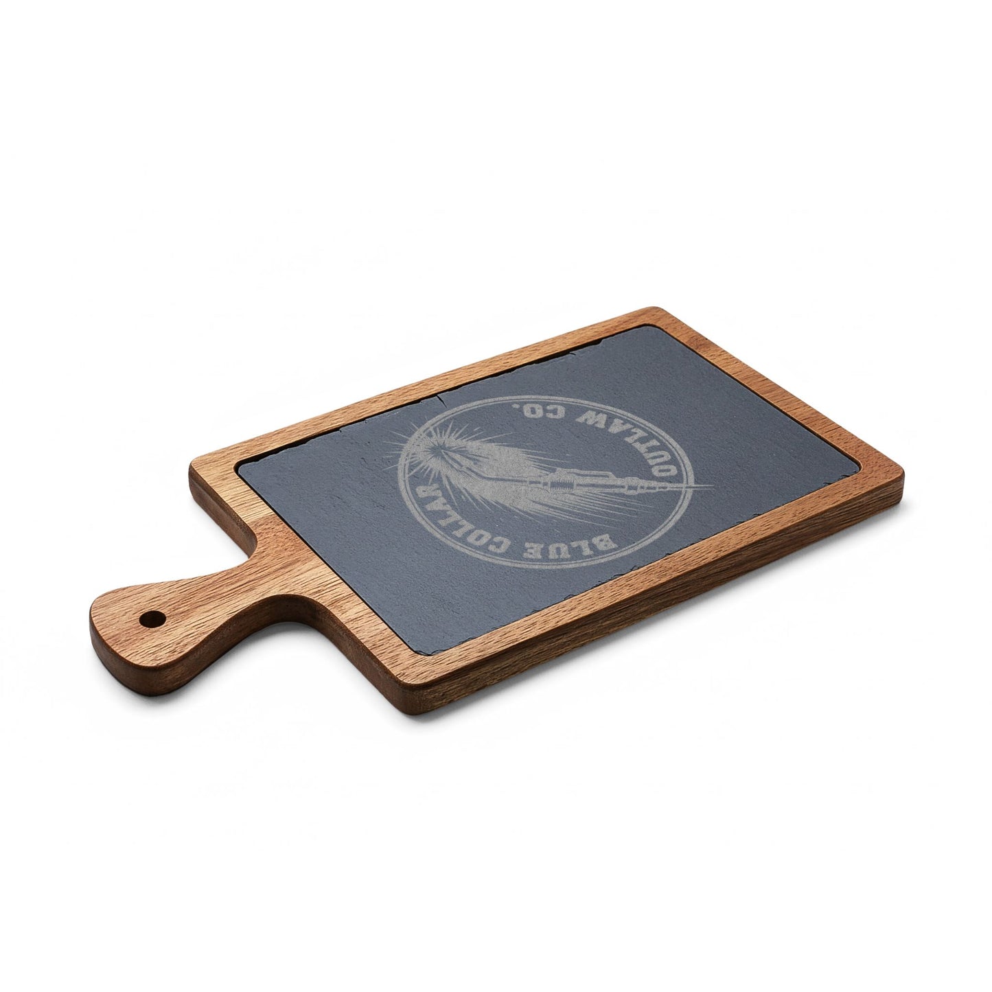 Blue Collar Outlaw | Torch Logo Charcuterie Board