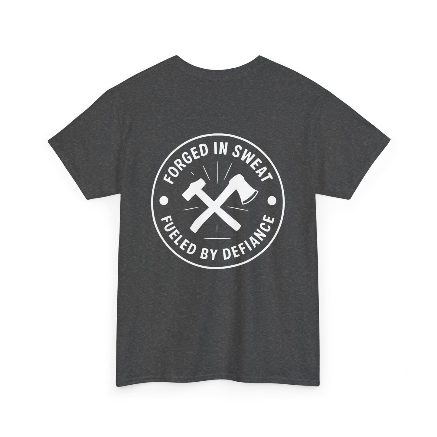 Blue Collar Outlaw | Forged in Sweat - Axe & Hammer T-Shirt
