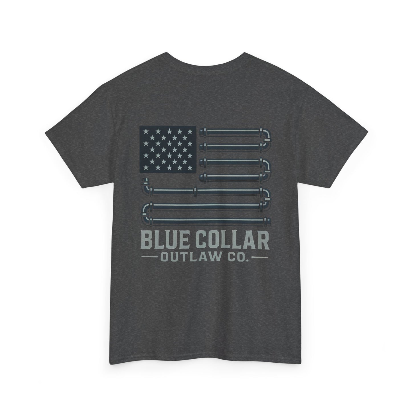 Blue Collar Outlaw | Stars and Pipes T-Shirt