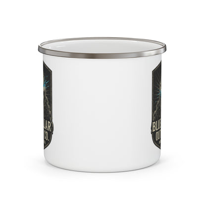 Blue Collar Outlaw | Lightning Fist Enamel Camping Mug