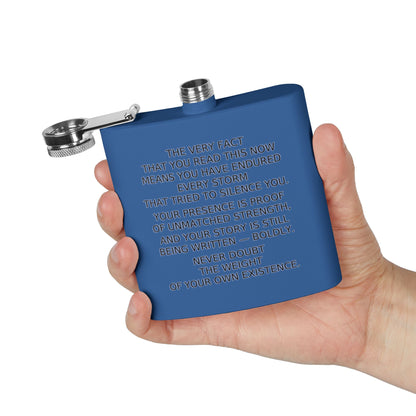 Blue Collar Outlaw | Inspirational Flask