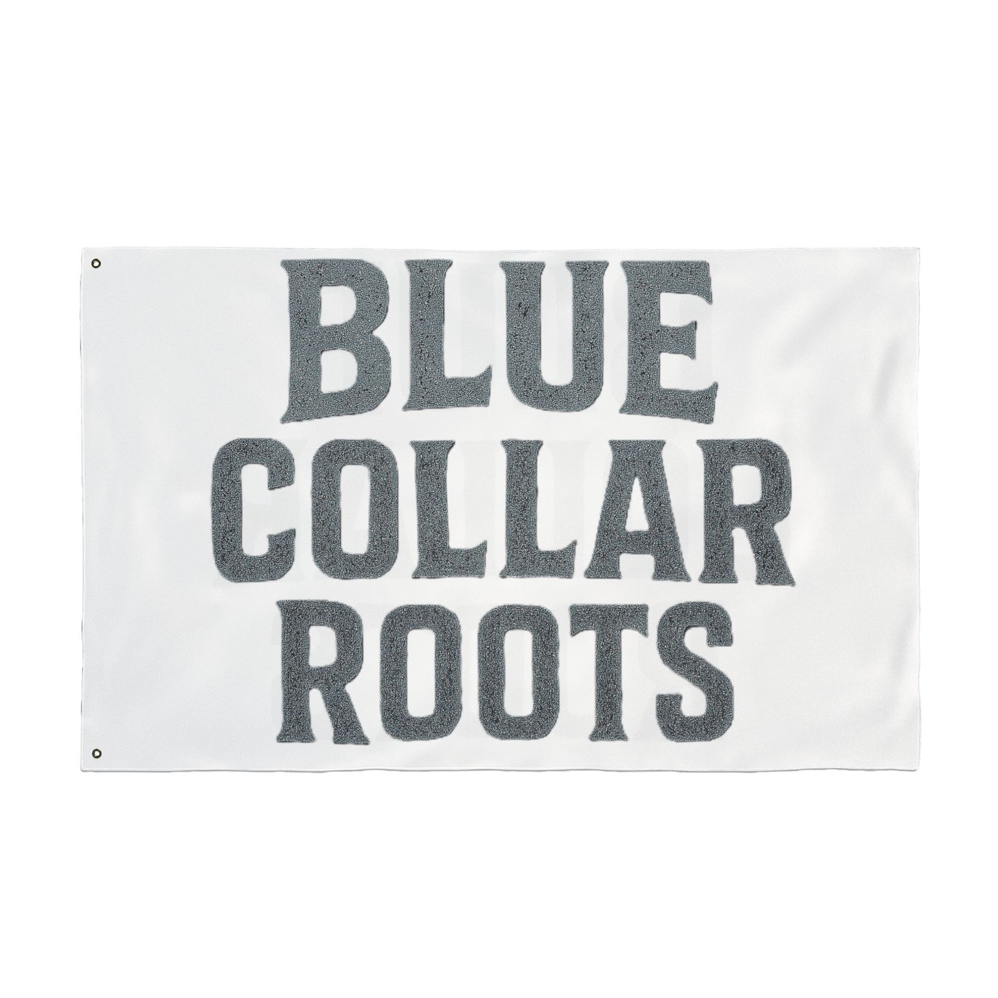 Blue Collar Outlaw | Blue Collar Roots Flag | Double-Sided Garden Flag