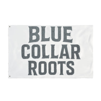 Blue Collar Outlaw | Blue Collar Roots Flag | Double-Sided Garden Flag