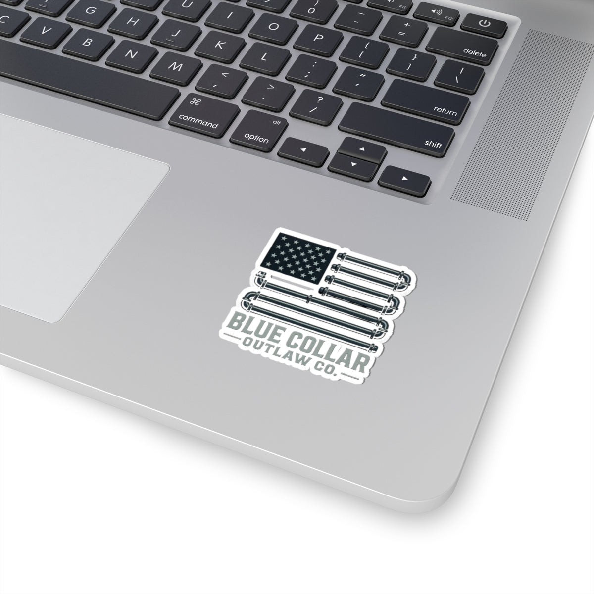 Blue Collar Outlaw | Flag sticker | Kiss-Cut Sticker
