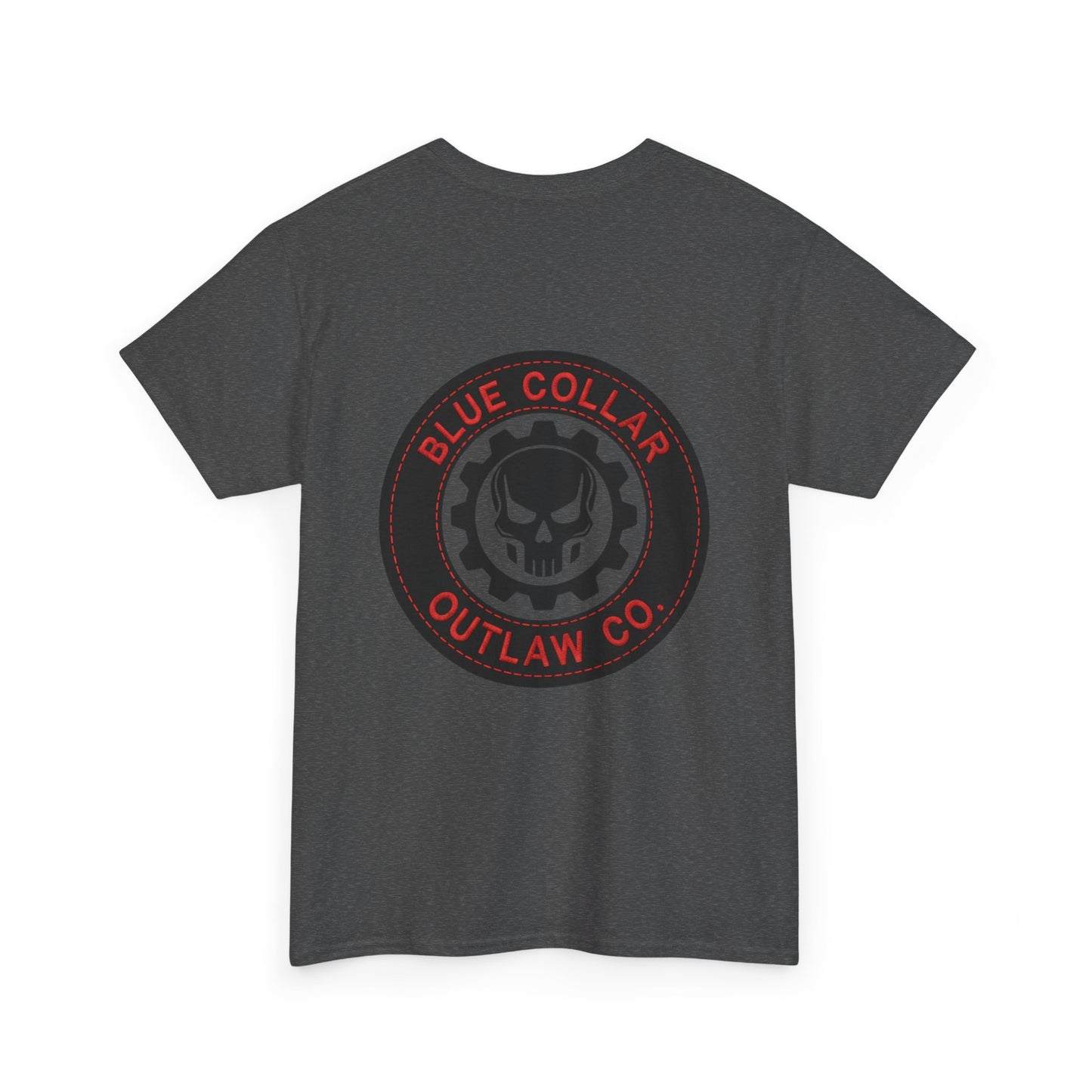 Blue Collar Outlaw | Skull and Gear T-Shirt