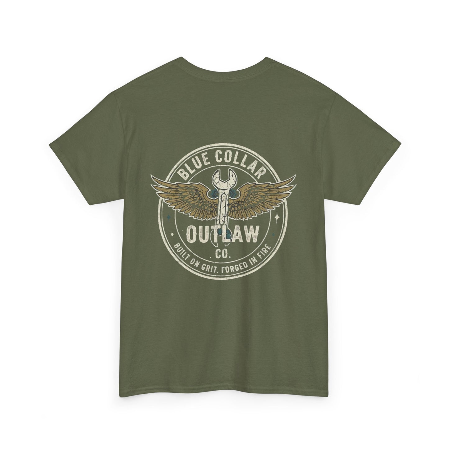 Blue Collar Outlaw | Wrench and Wings T-Shirt