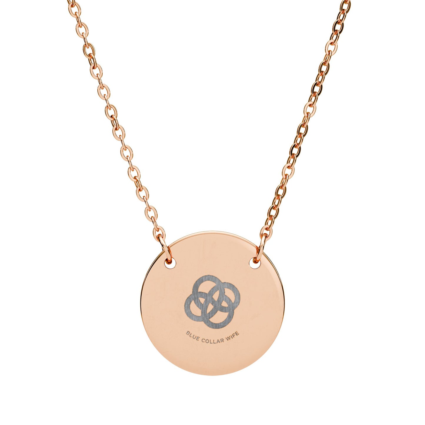 Blue Collar Outlaw | Interlocking Knot Circle Necklace