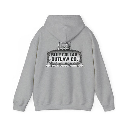 Blue Collar Outlaw | Bulldozer Hoodie