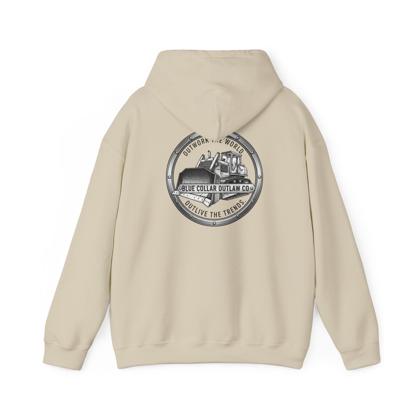 Blue Collar Outlaw | Bulldozer Hoodie