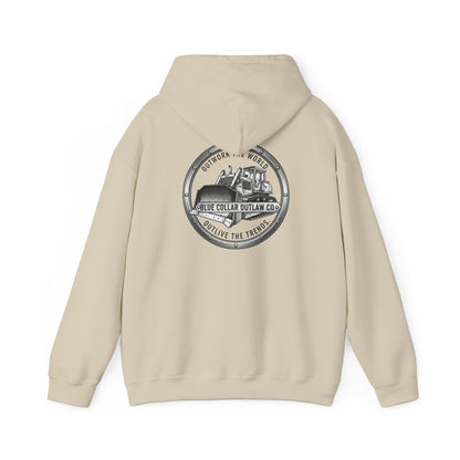 Blue Collar Outlaw | Bulldozer Hoodie