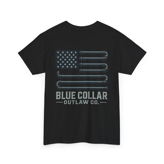 Blue Collar Outlaw | Stars and Pipes T-Shirt