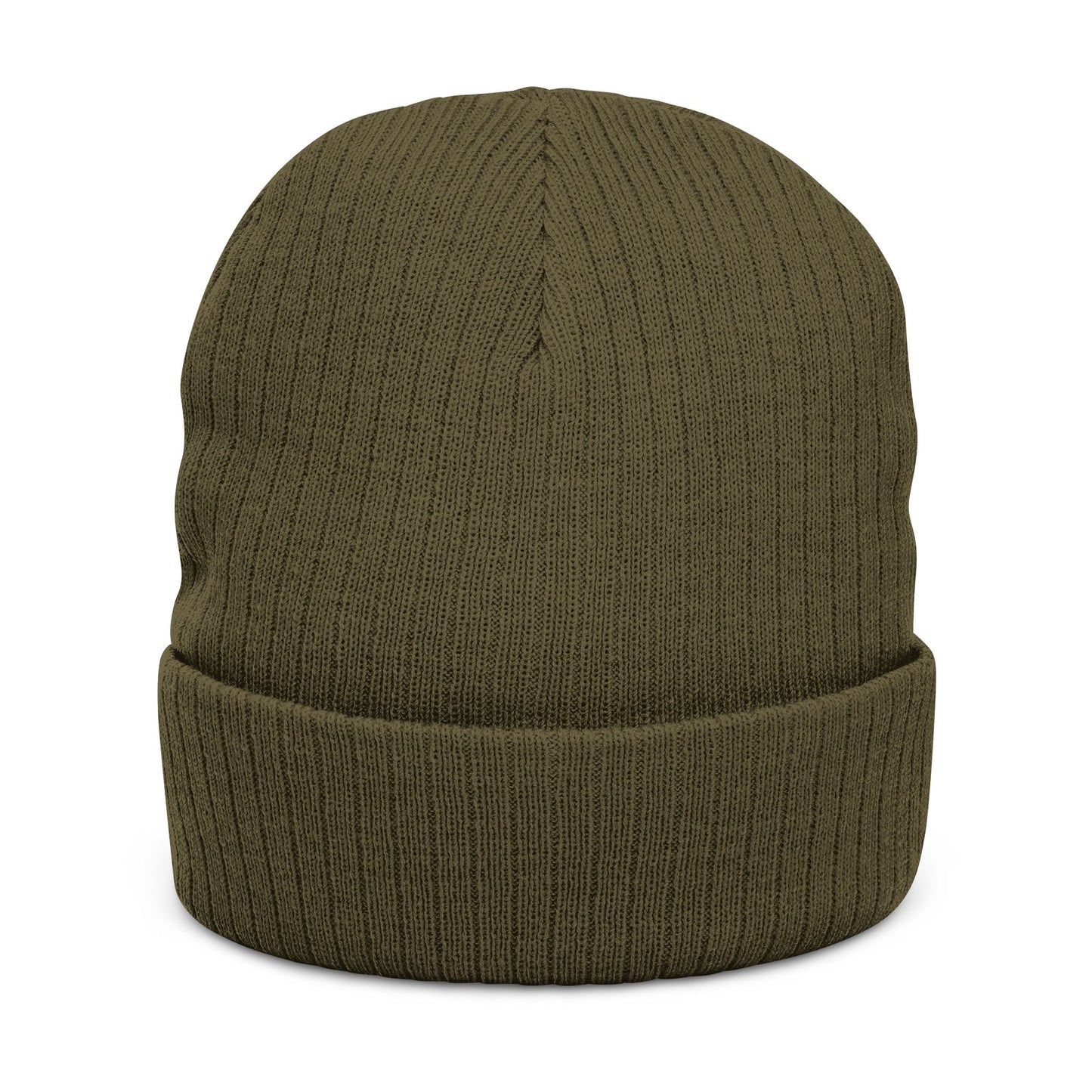 Blue Collar Outlaw | Blue Collar Patch Ribbed Knit Beanie