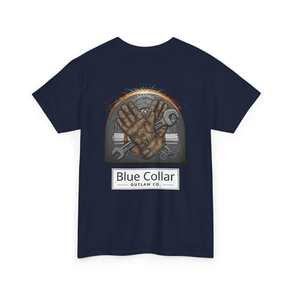 Blue Collar Outlaw | Gloves & Wrench T-Shirt
