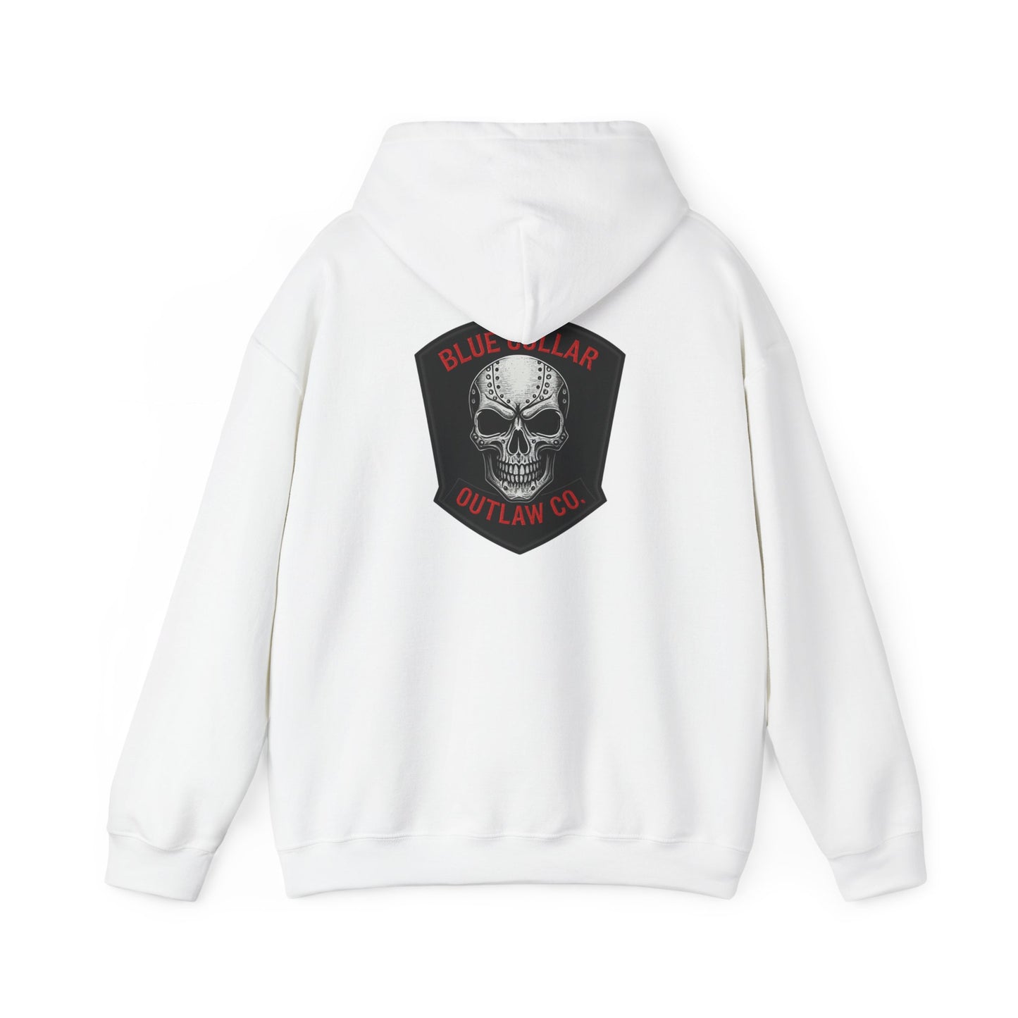 Blue Collar Outlaw | Skull Patch Hoodie