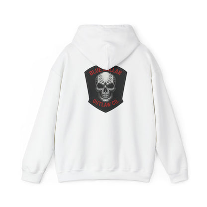 Blue Collar Outlaw | Skull Patch Hoodie