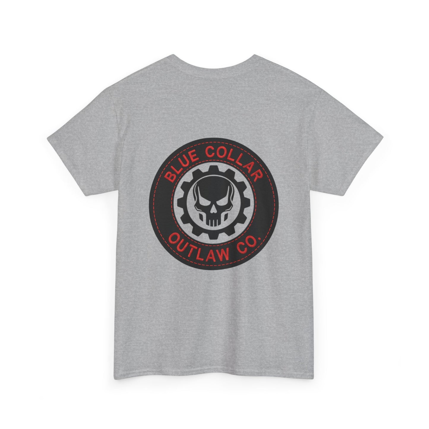 Blue Collar Outlaw | Skull and Gear T-Shirt