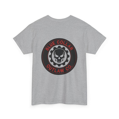 Blue Collar Outlaw | Skull and Gear T-Shirt