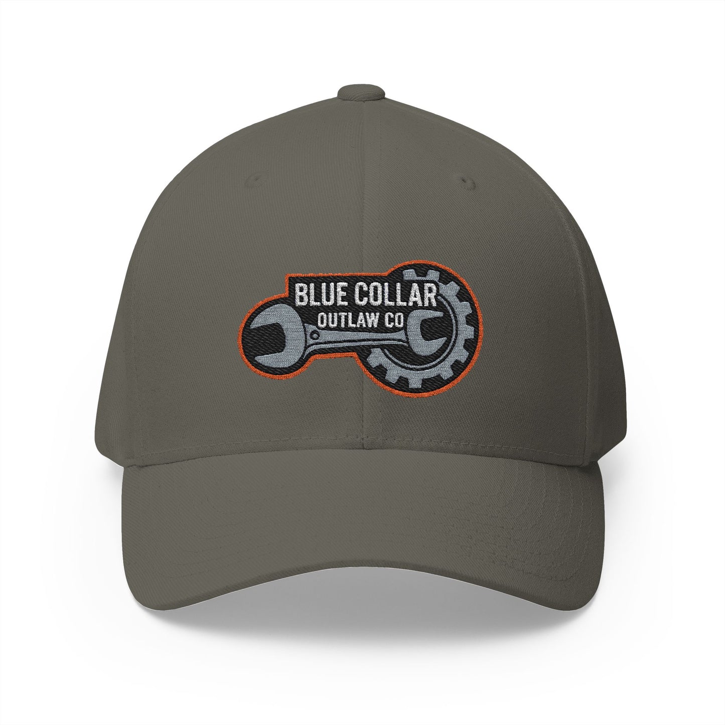 Blue Collar Outlaw | Embroidered Structured FlexFit Cap