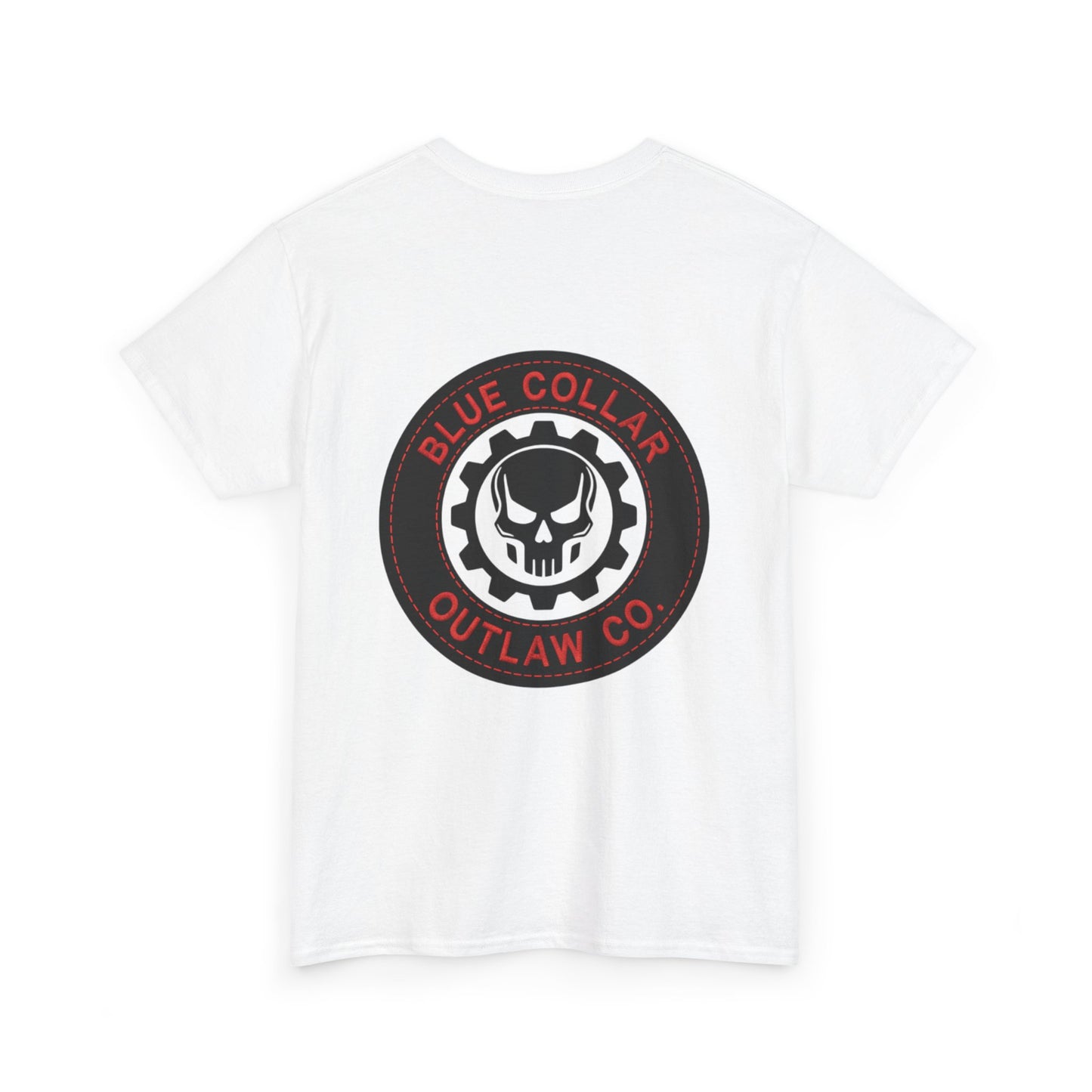 Blue Collar Outlaw | Skull and Gear T-Shirt