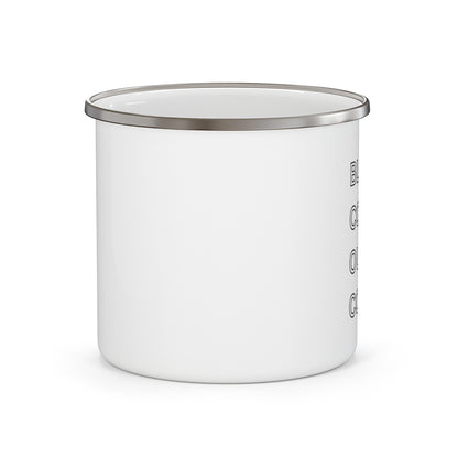 Blue Collar Outlaw | Vintage Blue Collar Outlaw Logo Enamel Camping Mug