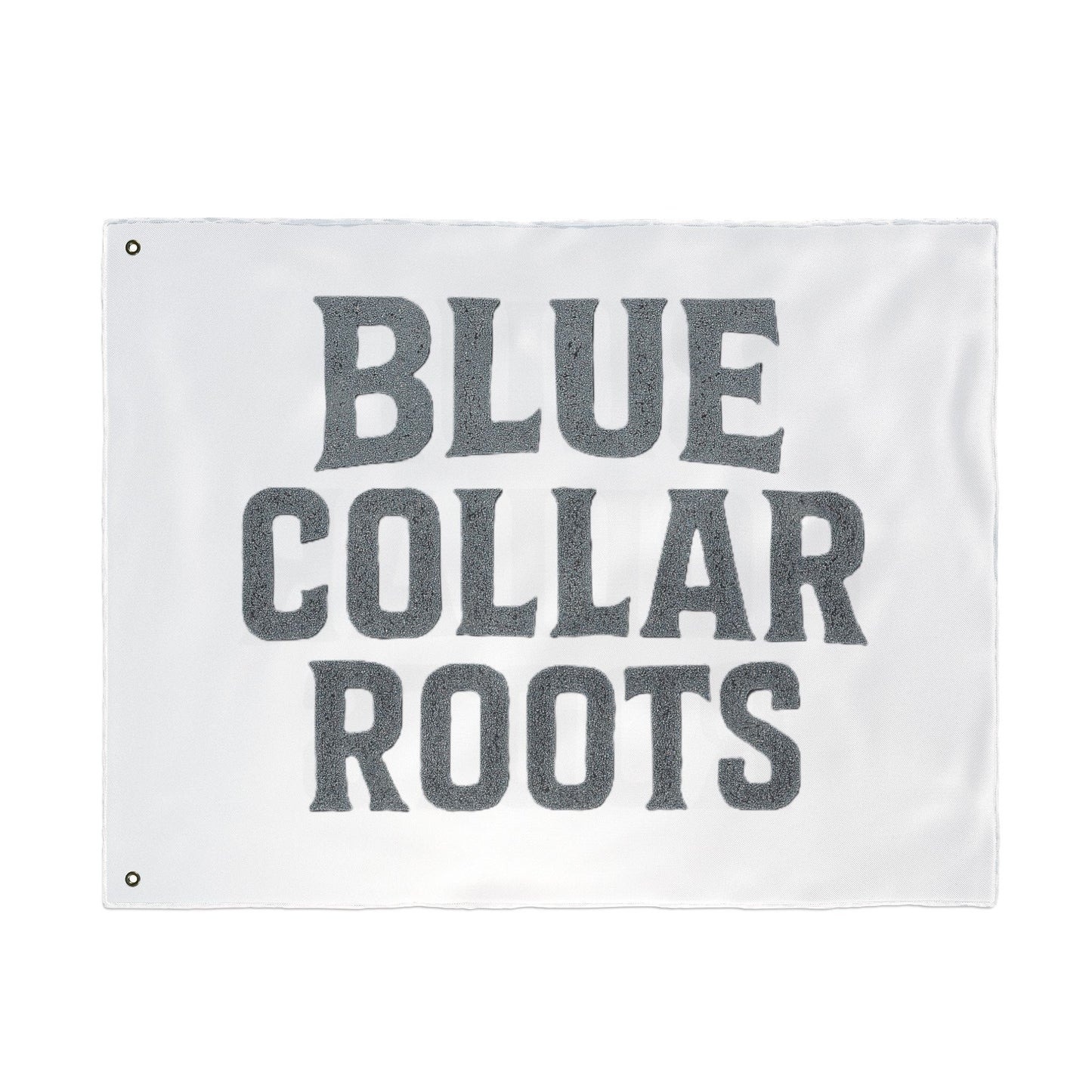 Blue Collar Outlaw | Blue Collar Roots Flag | Double-Sided Garden Flag