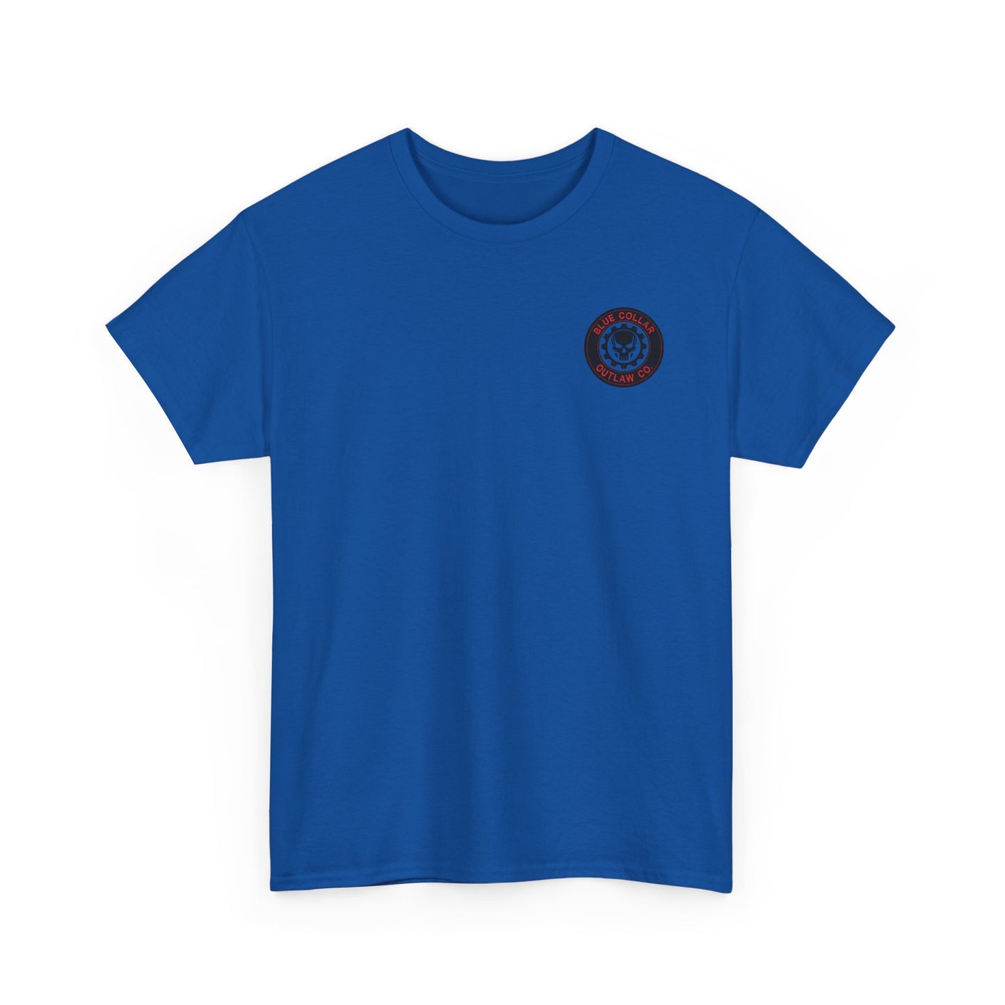 Blue Collar Outlaw | Skull and Gear T-Shirt
