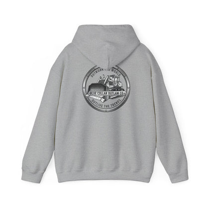 Blue Collar Outlaw | Bulldozer Hoodie