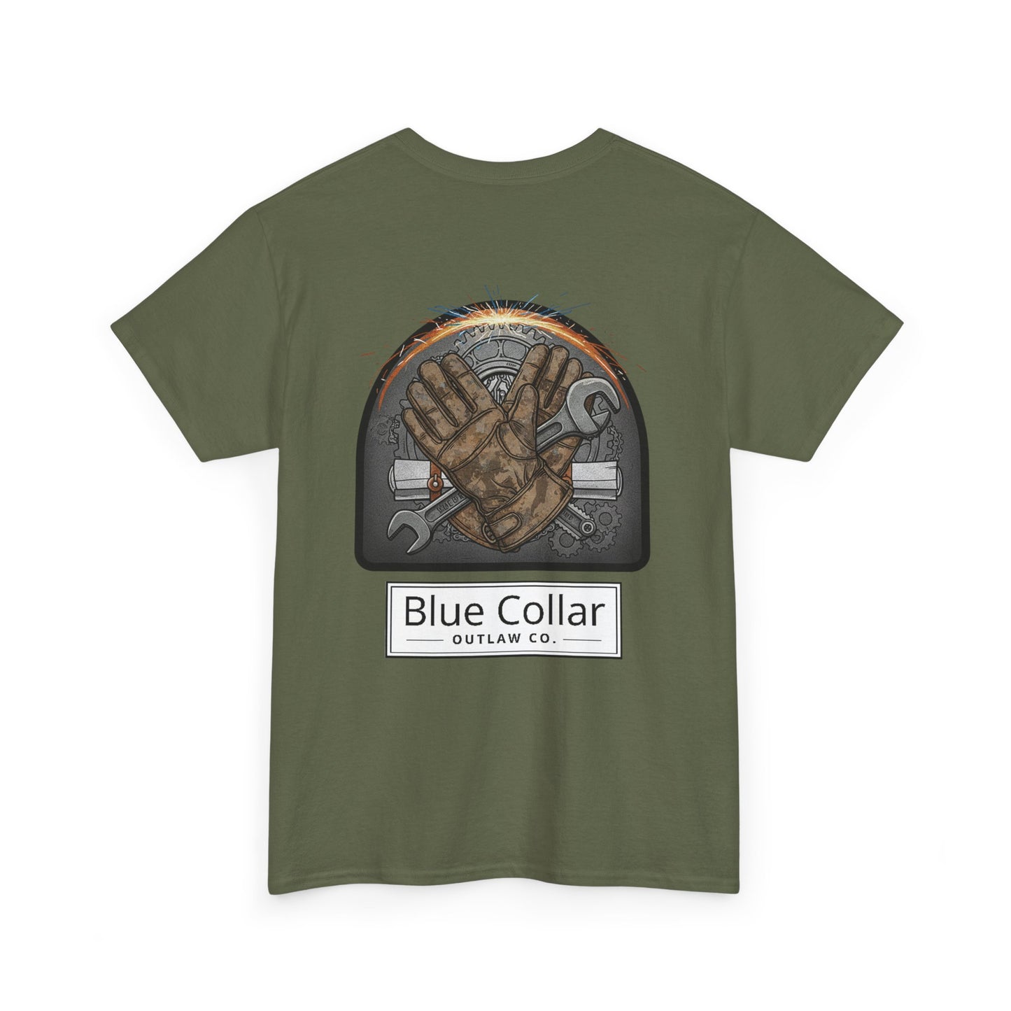 Blue Collar Outlaw | Gloves & Wrench T-Shirt