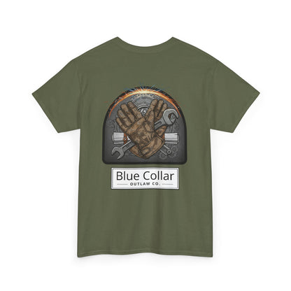 Blue Collar Outlaw | Gloves & Wrench T-Shirt