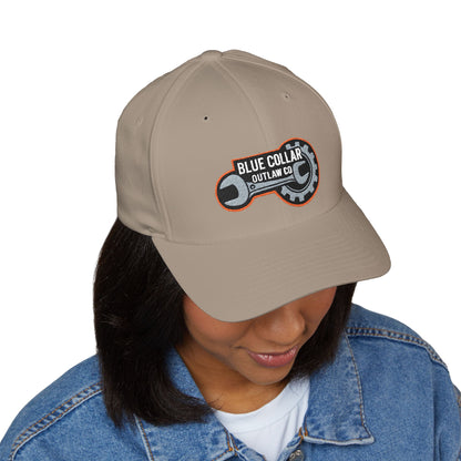 Blue Collar Outlaw | Embroidered Structured FlexFit Cap