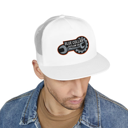 Blue Collar Outlaw | Wrench and Gear Trucker Cap