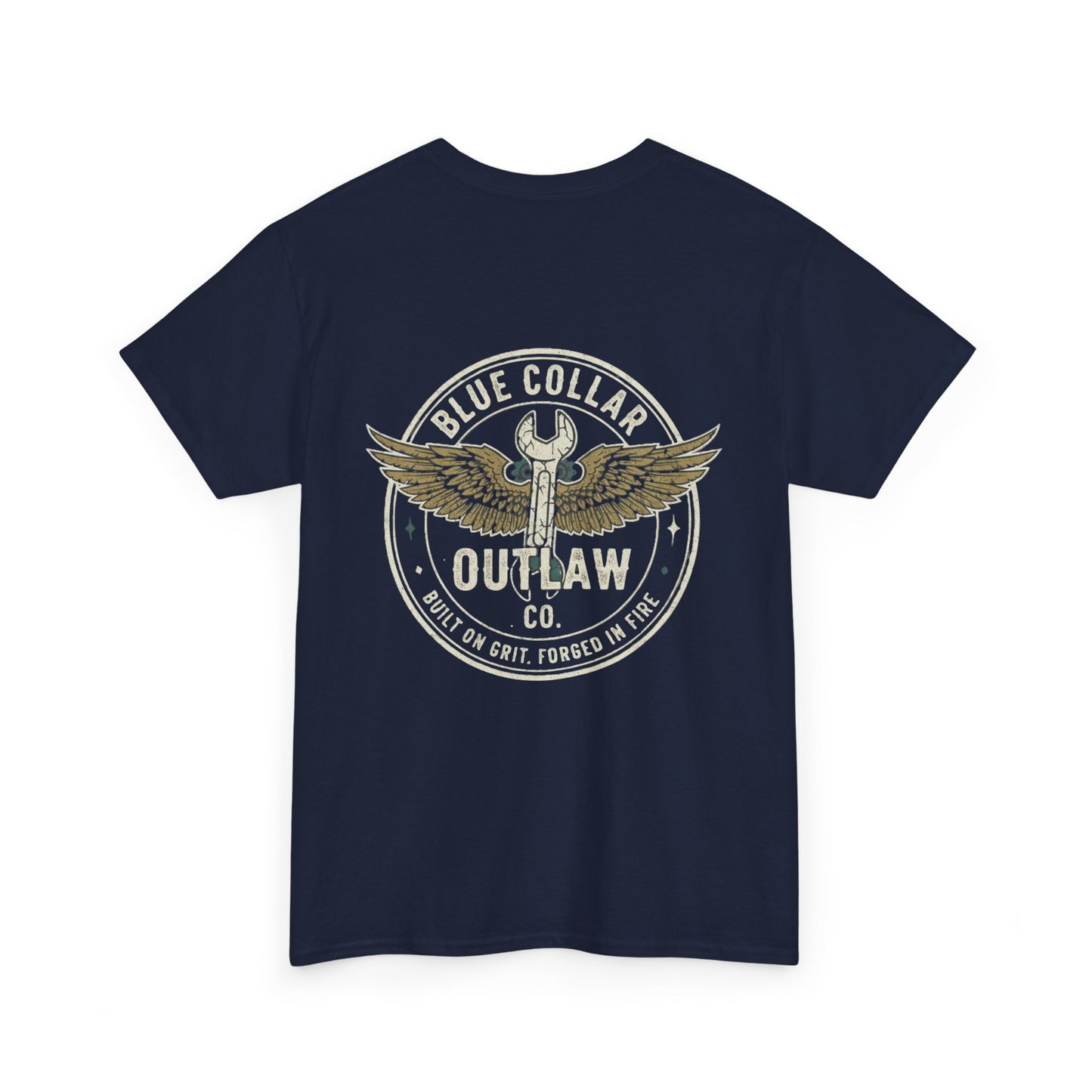 Blue Collar Outlaw | Wrench and Wings T-Shirt