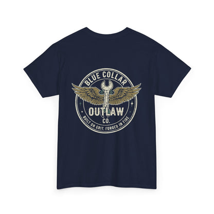 Blue Collar Outlaw | Wrench and Wings T-Shirt
