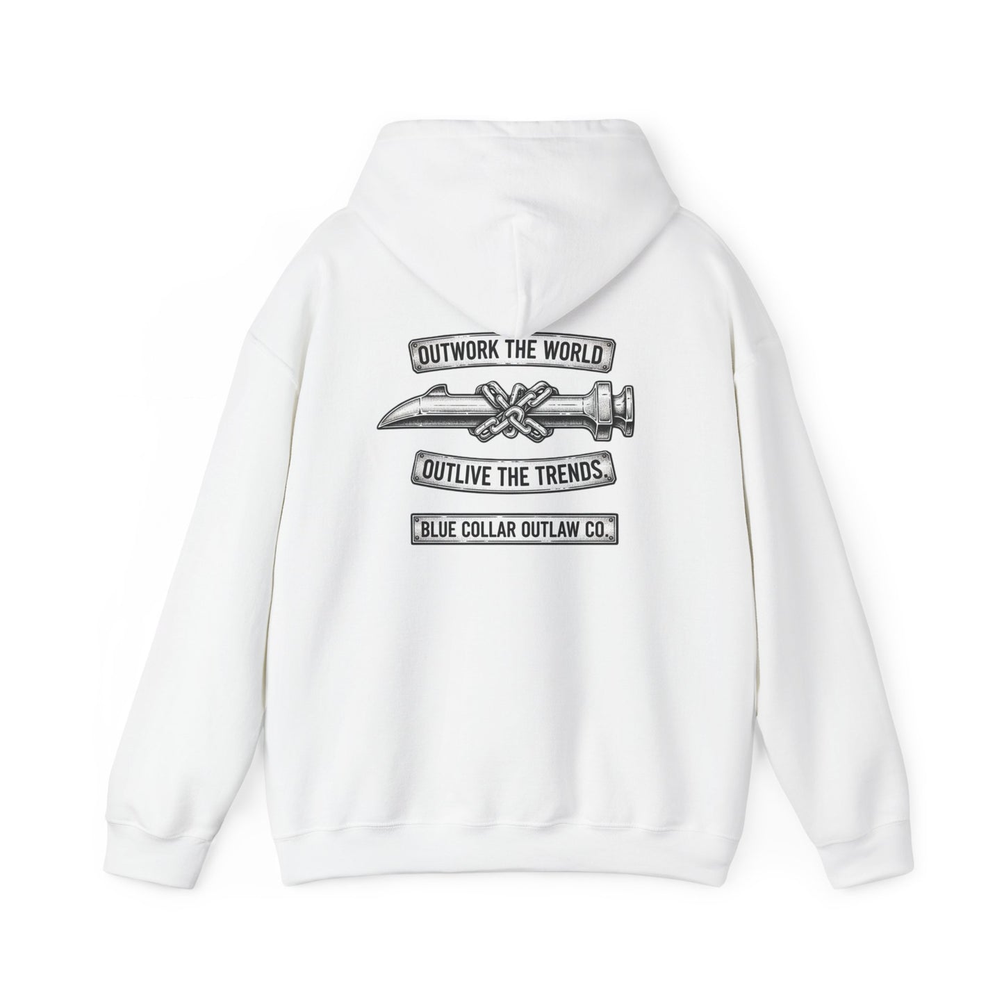 Blue Collar Outlaw | Outwork The World Hoodie