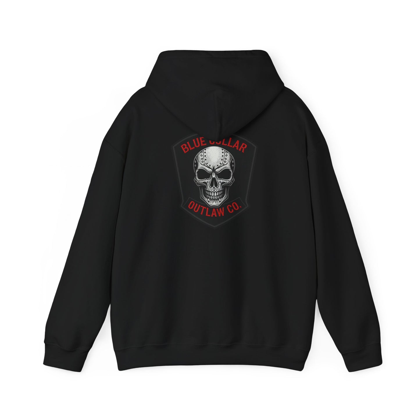 Blue Collar Outlaw | Skull Patch Hoodie