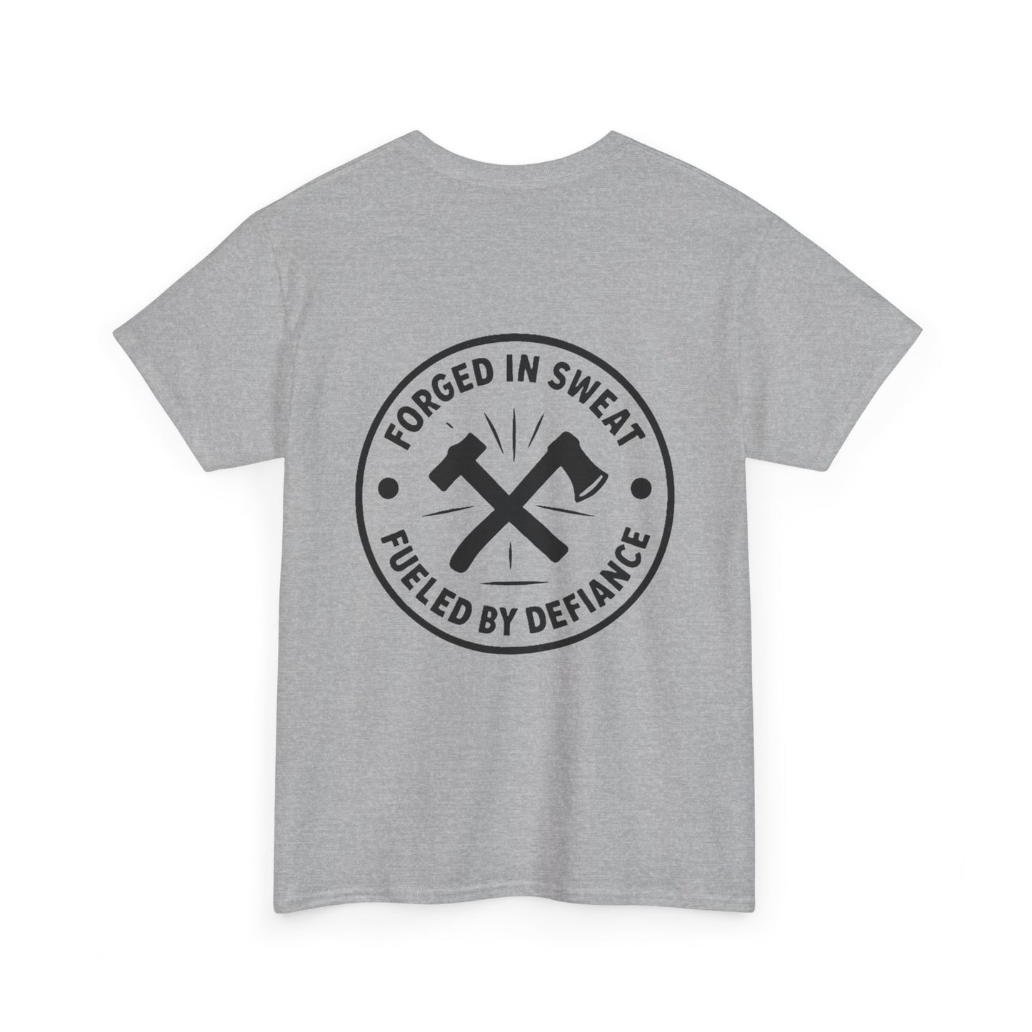 Blue Collar Outlaw | Forged in Sweat - Axe & Hammer T-Shirt
