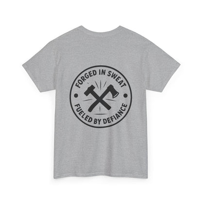 Blue Collar Outlaw | Forged in Sweat - Axe & Hammer T-Shirt