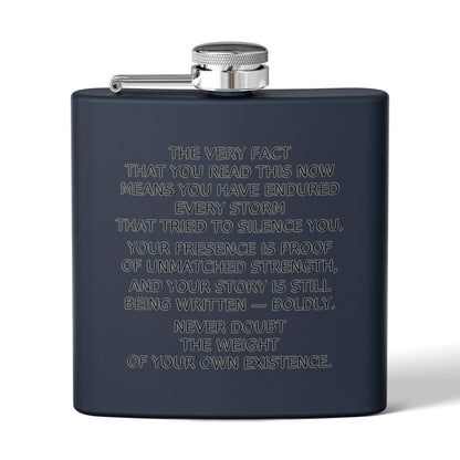 Blue Collar Outlaw | Inspirational Flask