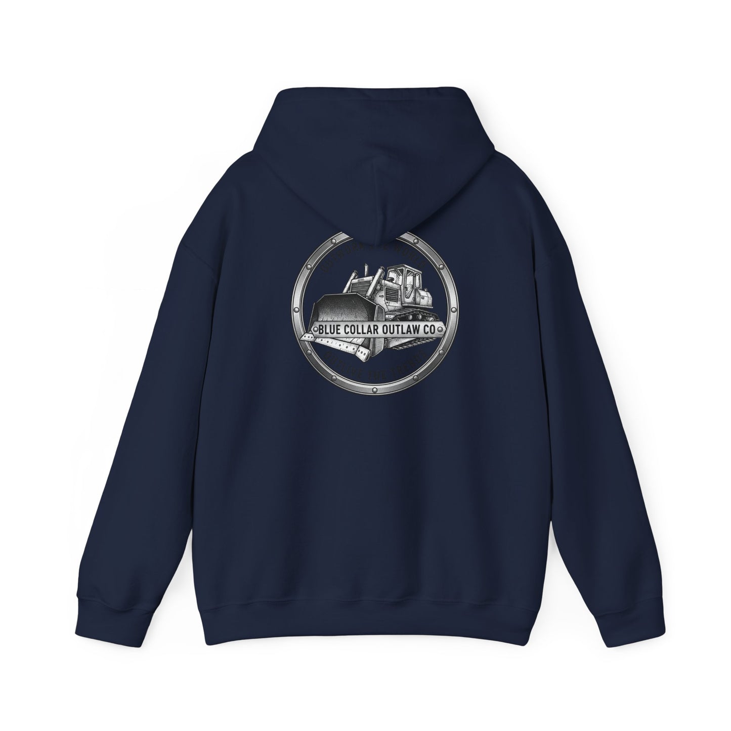 Blue Collar Outlaw | Bulldozer Hoodie