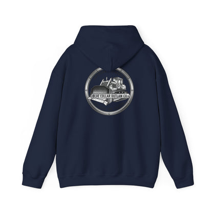 Blue Collar Outlaw | Bulldozer Hoodie