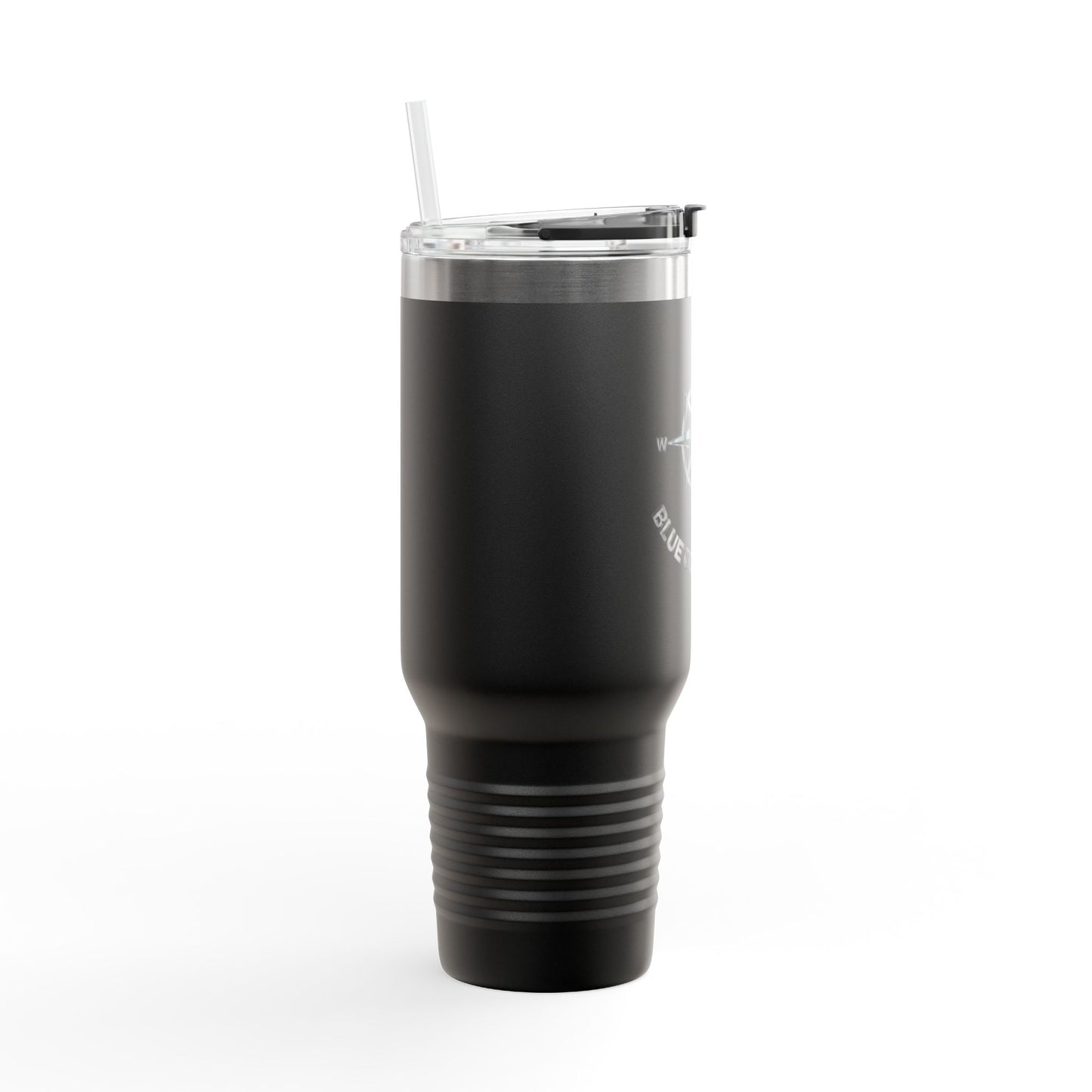 Blue Collar Outlaw | Compass Logo Blue Collar Wife Travel Mug | 40oz Insulated Tumbler
