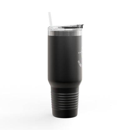 Blue Collar Outlaw | Compass Logo Blue Collar Wife Travel Mug | 40oz Insulated Tumbler