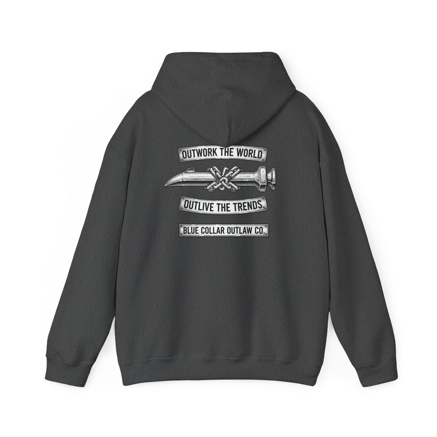 Blue Collar Outlaw | Outwork The World Hoodie