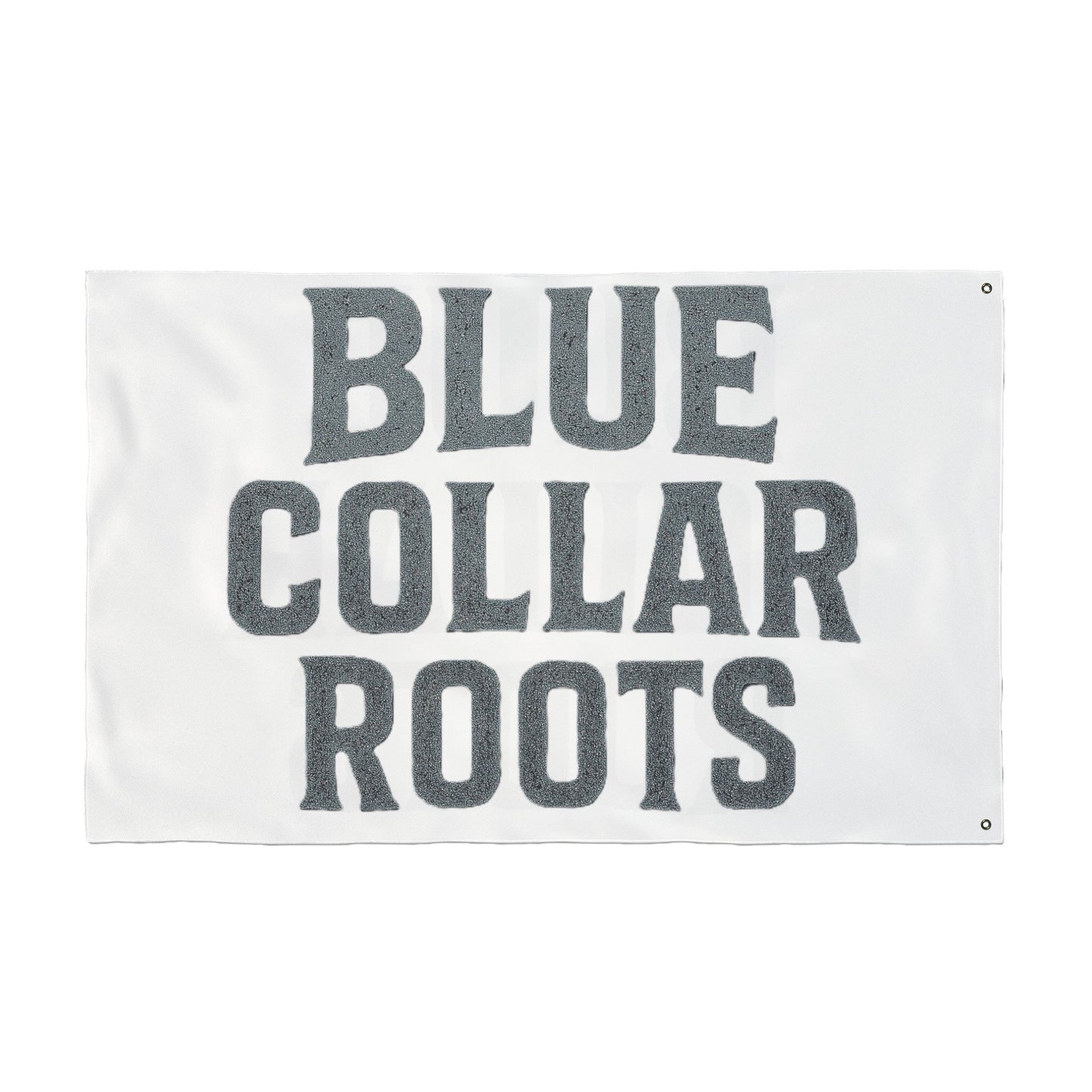 Blue Collar Outlaw | Blue Collar Roots Flag | Double-Sided Garden Flag
