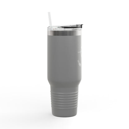 Blue Collar Outlaw | Compass Logo Blue Collar Wife Travel Mug | 40oz Insulated Tumbler