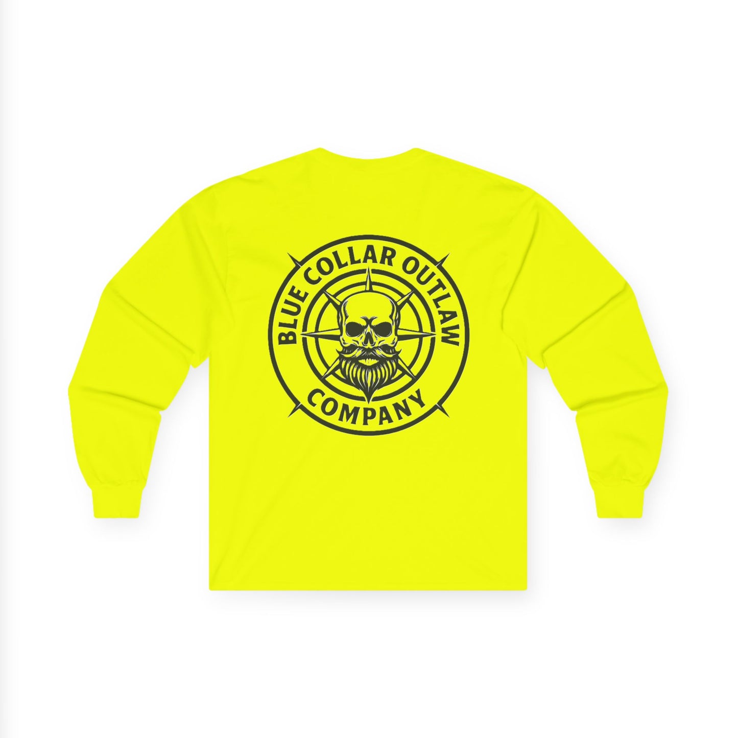 Blue Collar Outlaw | Skull & Compass Long Sleeve Tee