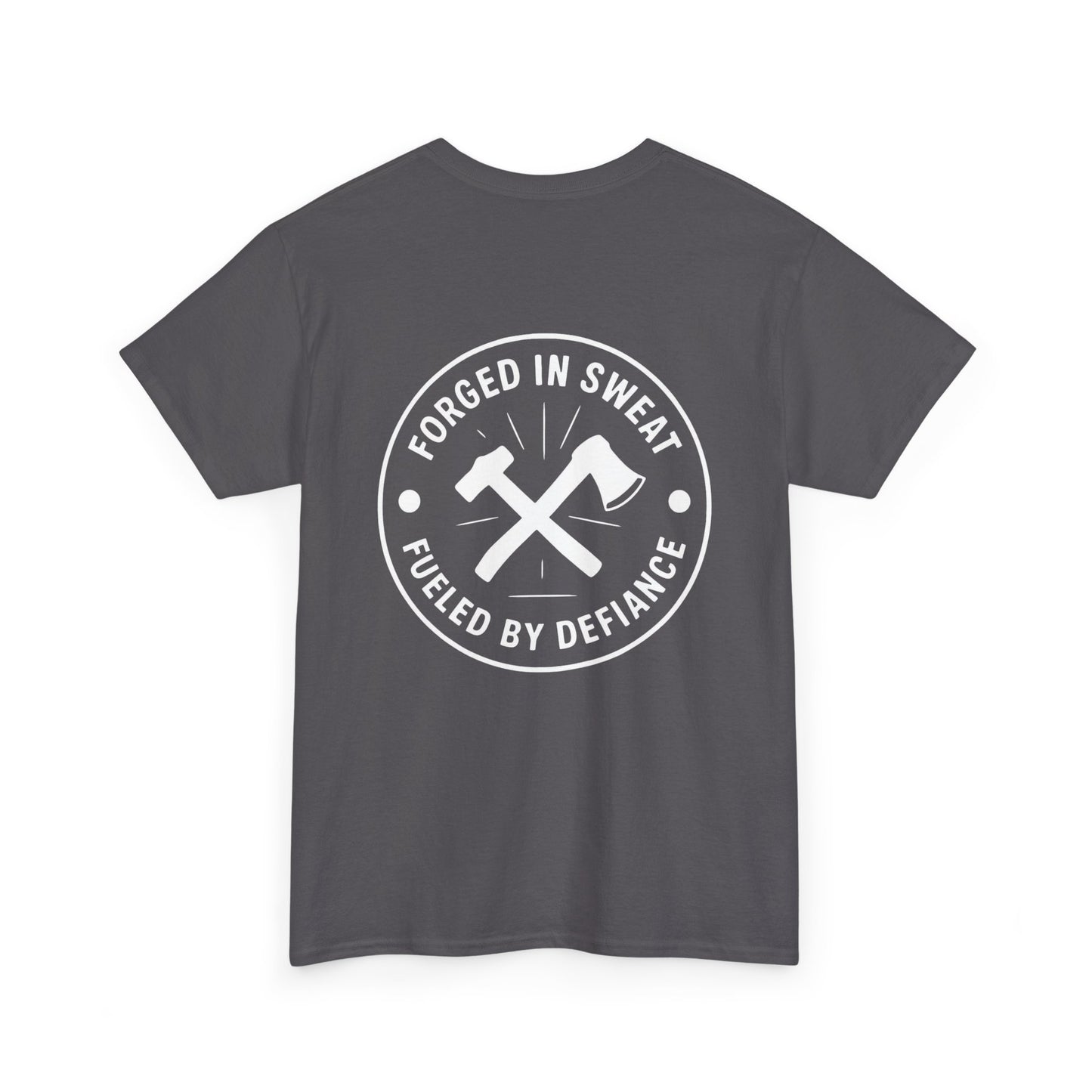 Blue Collar Outlaw | Forged in Sweat - Axe & Hammer T-Shirt