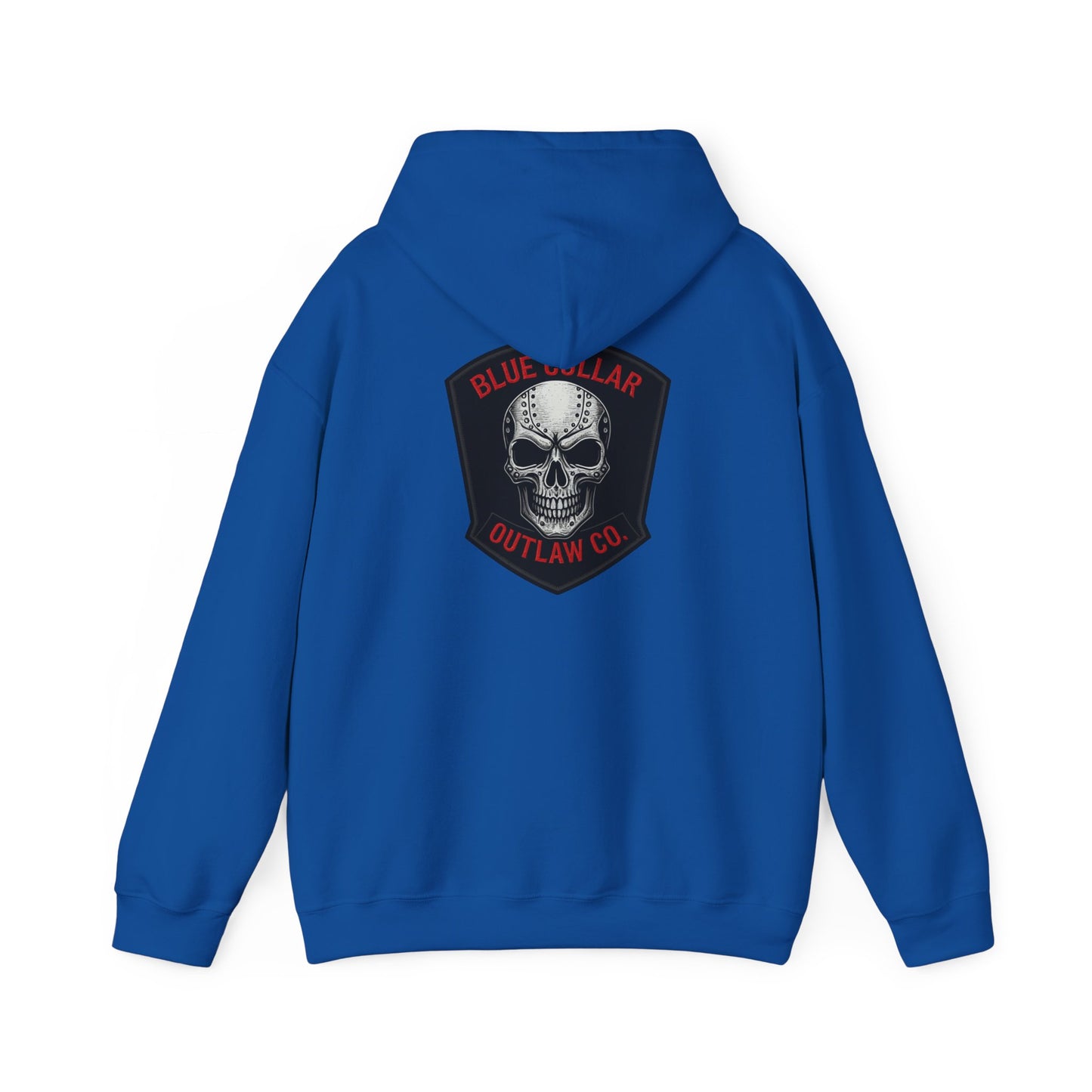 Blue Collar Outlaw | Skull Patch Hoodie