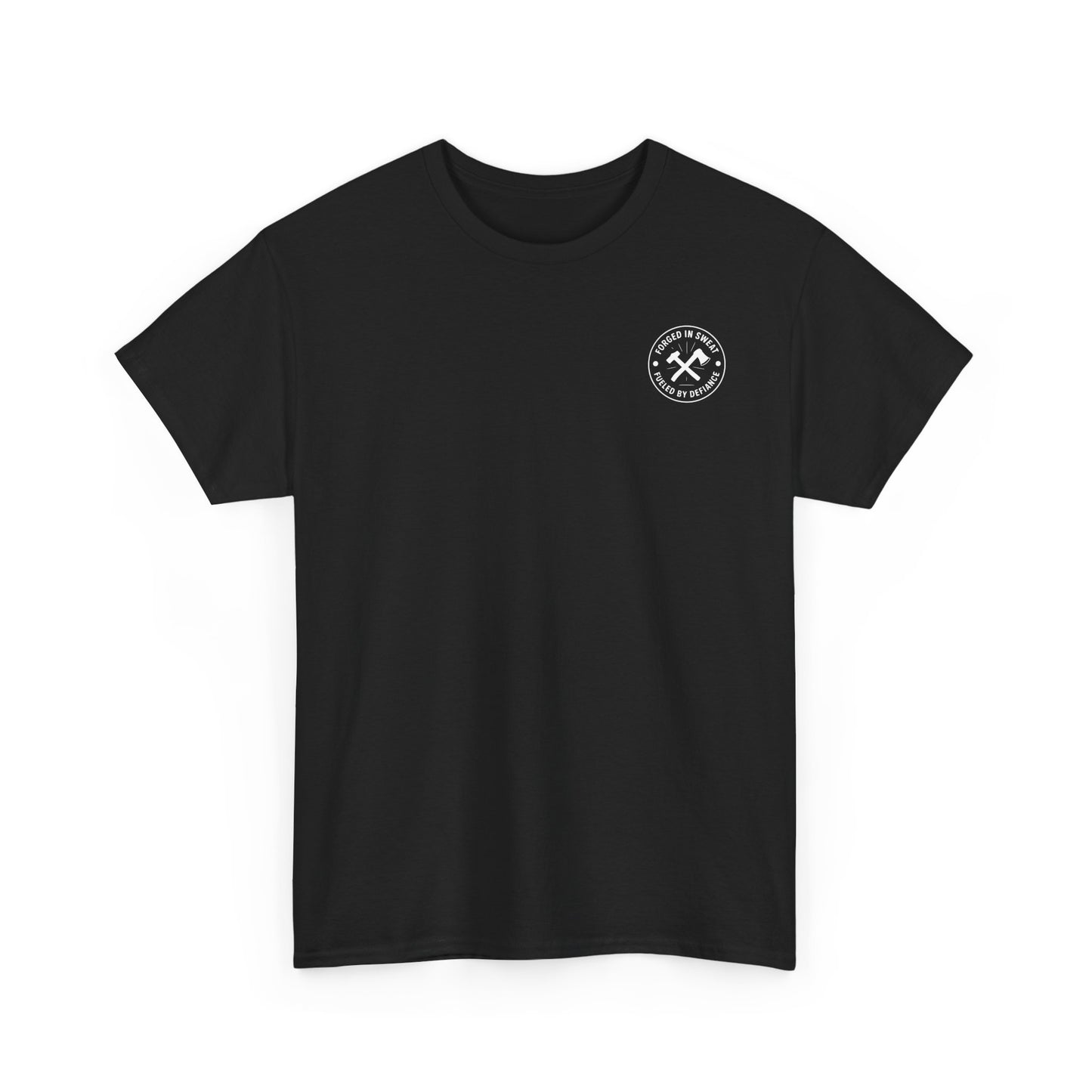 Blue Collar Outlaw | Forged in Sweat - Axe & Hammer T-Shirt