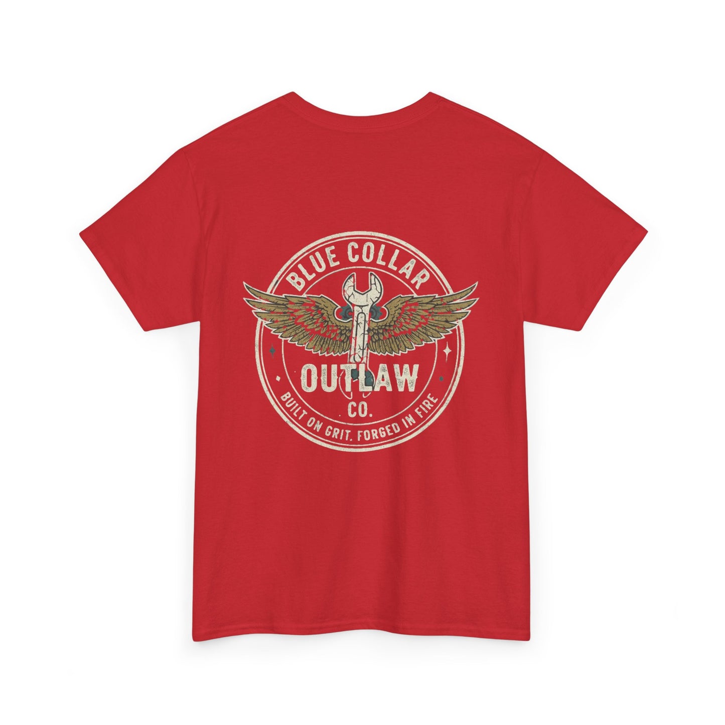 Blue Collar Outlaw | Wrench and Wings T-Shirt